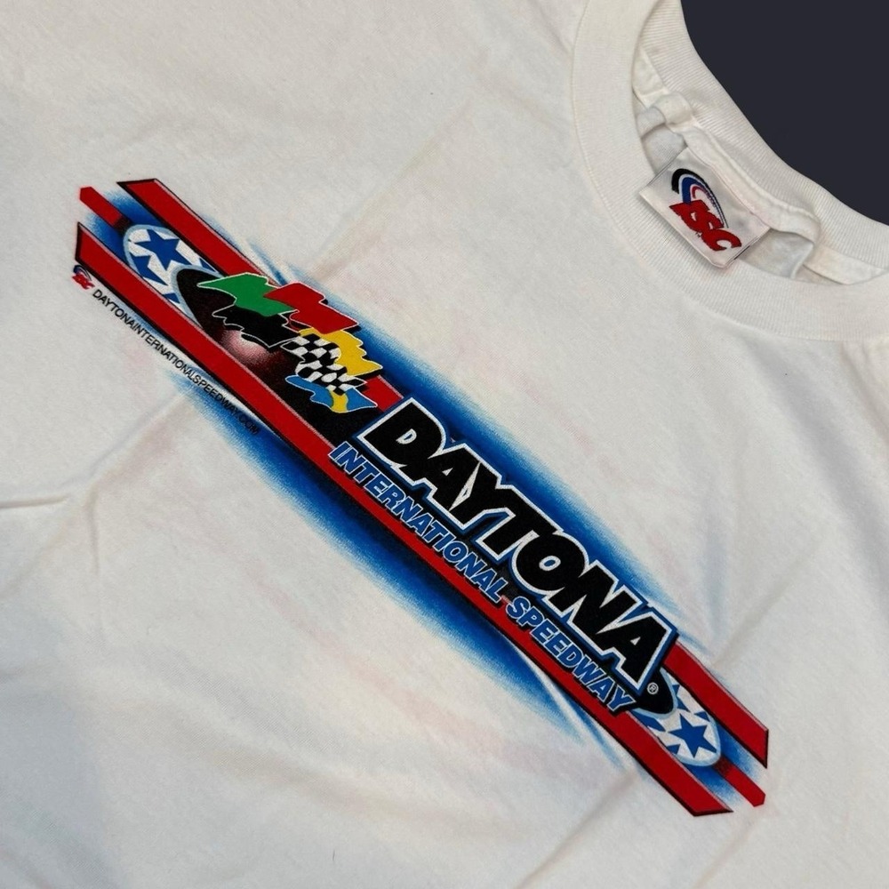 Vintage Daytona International Speedway Racing Tee Men's Size XXL Made In USA 90s